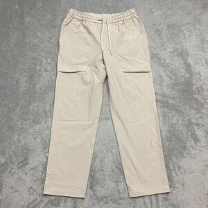 Lululemon Bowline Pant Men's Medium White Opal Utilitech Drawstring Tapered